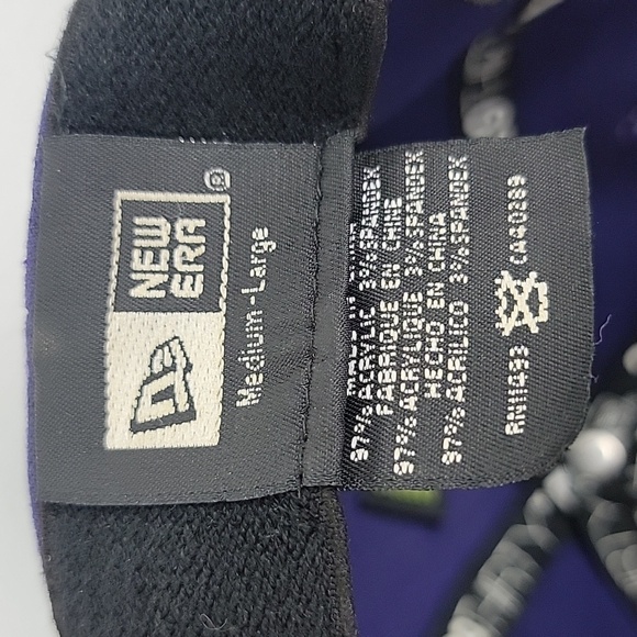 UW New Era Purple & White Baseball Cap 22 Inch Medium-Large - Picture 7 of 12